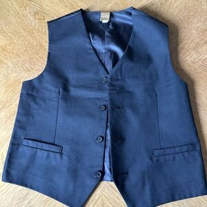 Black Vest Wool Blend Boy’s Size L (14-16) Class Club Gold Label